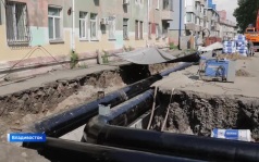 Названы сроки окончания ремонта теплосетей на улице Фонтанной во Владивостоке