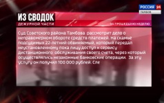 Из сводок дежурной части: финансирование терроризма, поджог и неправомерный оборот средств платежей