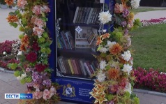 В Курске на Театральной площади появился «Книжный шкаф»