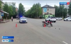 В Сыктывкаре мотоциклист сбил женщину на пешеходном переходе