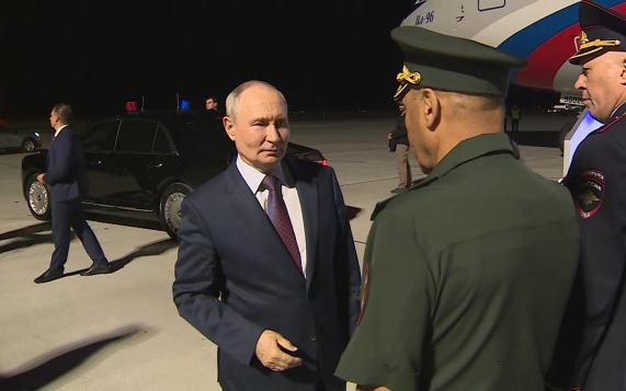Владимир Путин прибыл в Новосибирск