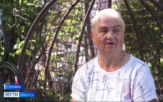 В цветущую достопримечательность превратила ангарчанка Людмила Братко свой дачный участок