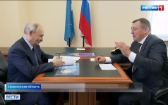 Президент встретился с губернатором Сахалинской области