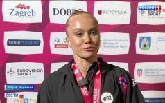 Российские гимнастки завоевали золото и серебро на ЧЕ в Загребе