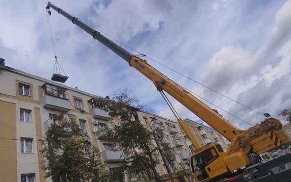 В Белгороде в поврежденных 9 августа многоэтажках продолжаются демонтажные работы