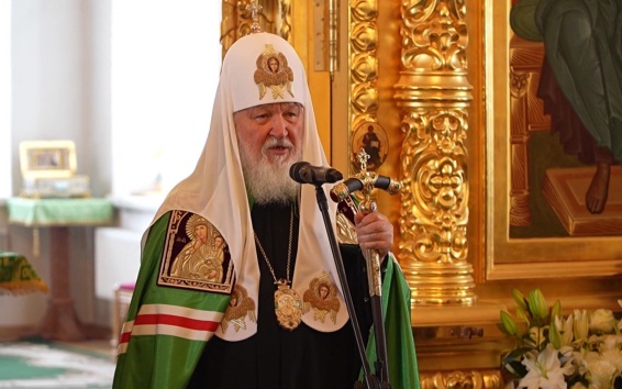 Патриарх Кирилл совершил божественную литургию на Соловках