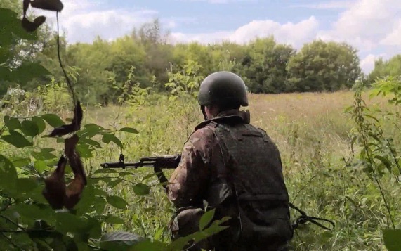 Российские военные отработали применение беспилотников на полигоне в Курском приграничье
