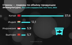 Мир в цифрах. Где развито рыбоводство?