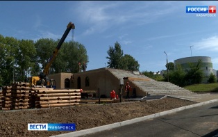 В традиционном русском стиле: в Хабаровске возводят храм в честь святителя Луки Крымского