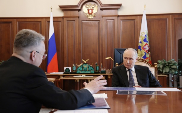Путин встретился с губернатором Ставрополья