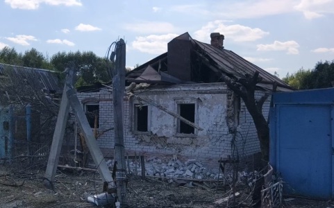 Утром Шебекино подвергся арт-обстрелу
