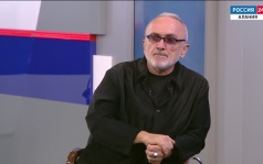 Беседа архиепископа Герасима с худруком государственного конно- драматического театра "Нарты" Тимуром Сикоевым.