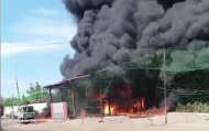 В Киевской области полыхают складские помещения ВСУ
