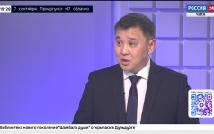 Губернатор Забайкальского края Александр Осипов и первый заместитель председателя Правительства Забайкальского края Буянто Батомункуев