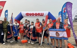 "Ворота на Северный полюс": амурские пловцы преодолели 150 км по реке Хета