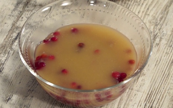 Постная калья и ягодный десерт