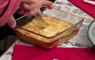 Запеканка из репы и творога и сырные булочки