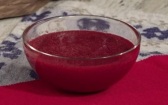 Фаршированные баклажаны и вишневый мусс