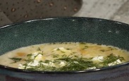 Греческие лепешки и тыквенный суп
