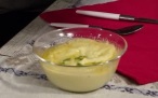 Щи с карасями и картофельное пюре с капустой