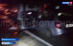В Мордовском округе дорогу не поделили легковушка и грузовик