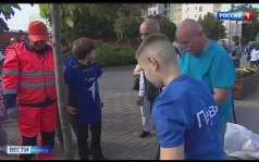 В Курске продолжается благоустройство улицы Ленина