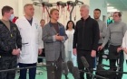 Анна Цивилева и Сергей Собянин посетили раненых участников спецоперации в Госпитале ветеранов войн №3