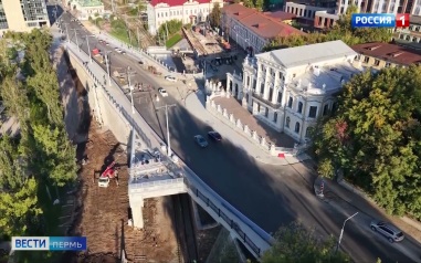 Губернатор оценил качество ремонта путепровода на улице Монастырской