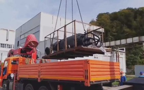 В Сочи на очистных сооружениях "Бзугу" устанавливают два новых насоса