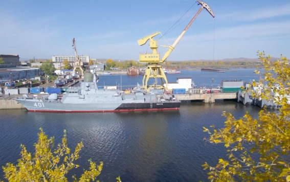 Малый ракетный крейсер "Удомля" отправлен во Владивосток для испытаний