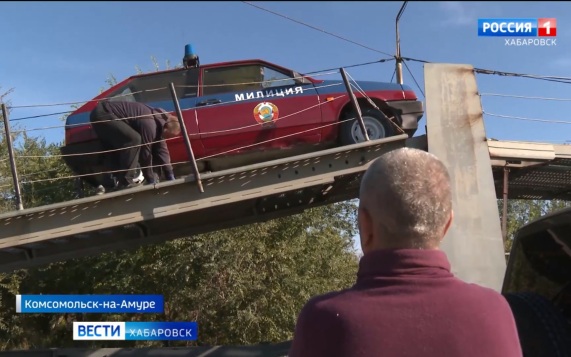 В большое путешествие из Комсомольска-на-Амуре в Красноярск отправился автомобиль из советской эпохи