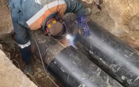 В Сочи отремонтировали трубопровод на территории санатория "Металлург"