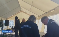 Новый 16-полосный погранпереход "Краскино" торжественно открыли в Приморье