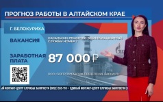 «Прогноз работы»:  выпуск от 22.09.2026