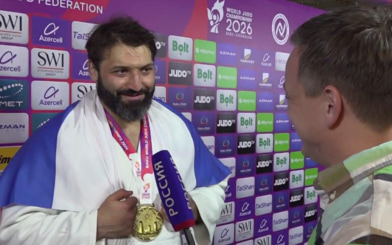 Инал Тасоев завоевал золото чемпионата мира по дзюдо под флагом России