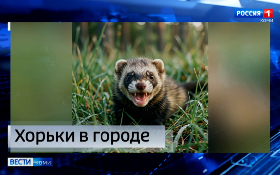 Сыктывкарцы всё чаще встречают на улицах города хорьков