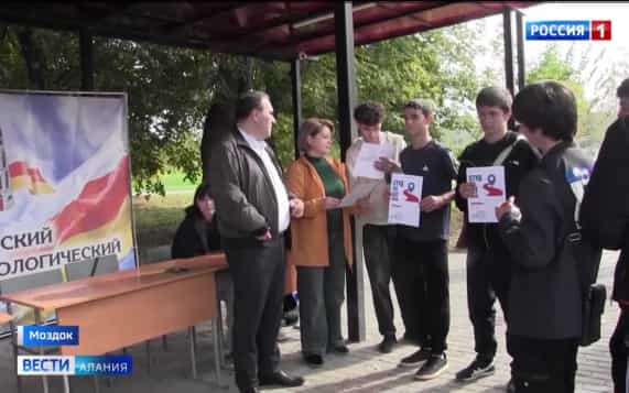 Студенты Моздокского механико-технологического техникума присоединились к Всероссийской акции «СТУДзаБЕГ – колледжи»