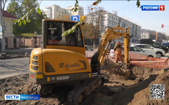 В Белгороде ремонтируют сразу несколько дорожных участков