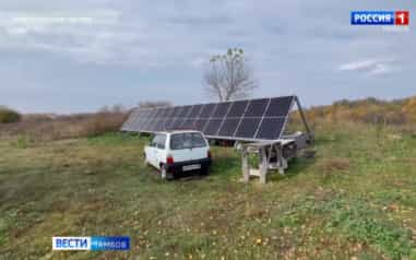 Житель Петровского округа установил возле дома солнечную станцию