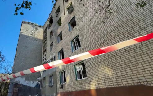Последствия атак беспилотников в ЛНР
