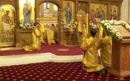 В Балаково под Саратовом освятили Свято-Троицкий кафедральный собор