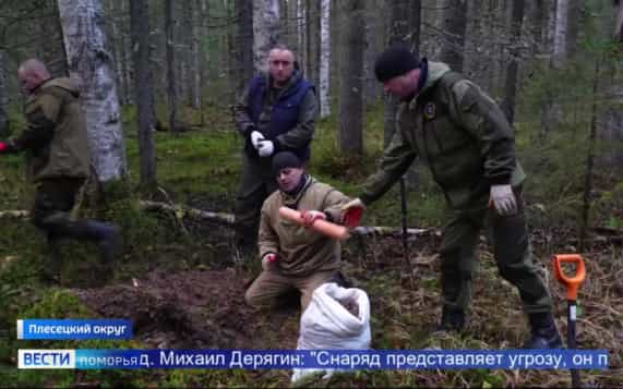 На мемориальном комплексе «Юрьевский рубеж» обнаружен снаряд времён интервенции