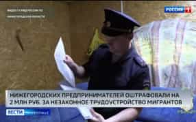 Более двух миллионов рублей штрафа заплатят нижегородские предприниматели за незаконное трудоустройство мигрантов