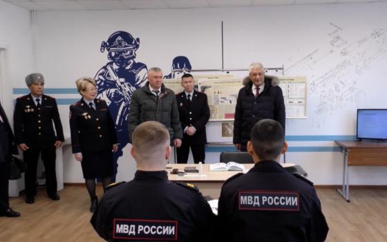 Владимир Колокольцев посетил центр профессиональной подготовки полицейских в Якутии