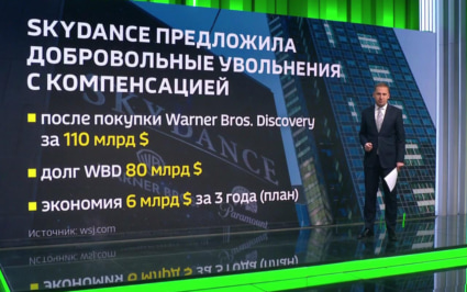 Skydance увольняет сотрудников из-за долгов в 80 млрд долларов, Путин провел заседание Форума экспортеров газа