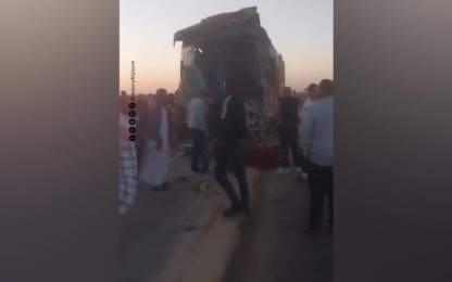 ДТП с участием автобуса в Египте
