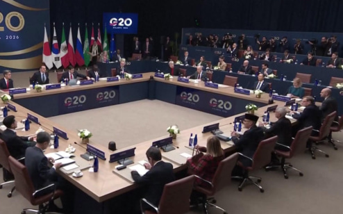 Министры G20 обсудили геополитическую стабильность в Атланте без традиционного семейного фото