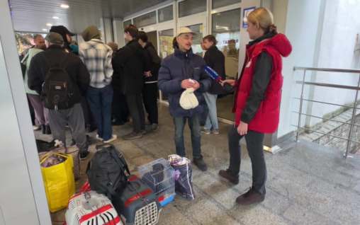 В Симферополе развернули пункт временного размещения для жителей Алешек