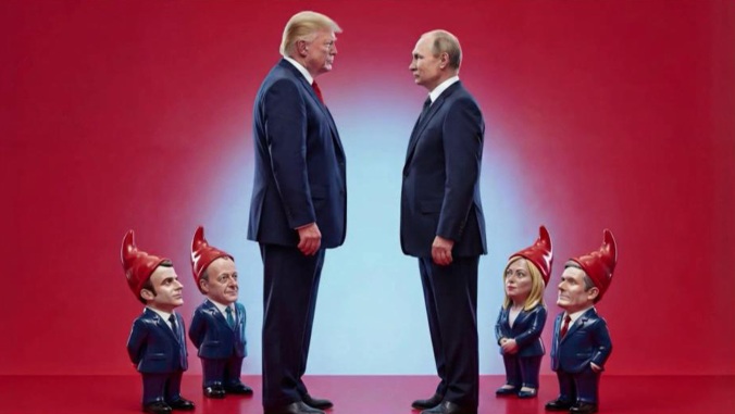 Европейских лидеров на фоне Трампа и Путина назвали "кричащими подростками"