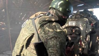 О боевой работе артиллеристов группировки Днепр репортаж военкора Вестей - Леонида Муравьева.